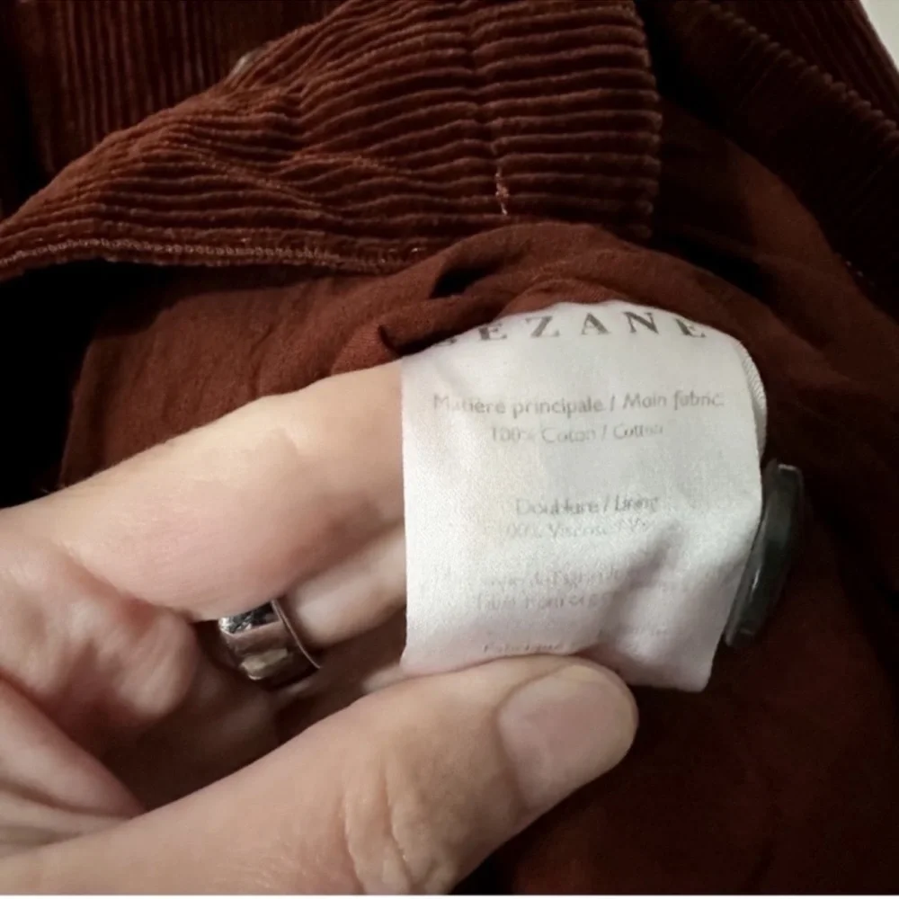 Sezane Madenn Jacket Corduroy Red Rust
Brown Size 44 US 12 - Picture 6 of 9